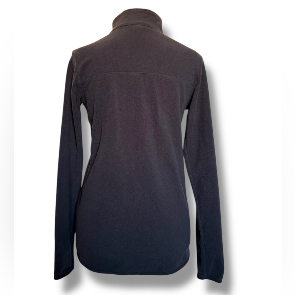 The North Face Women's Small Black Fleece Half Zip Jacket With Embroidered Logo - Picture 4 of 6